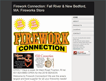 Tablet Screenshot of fireworkconnection.com